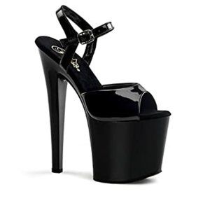 Pleaser Taboo Pole Dance, Stripper, Black Size 8 H